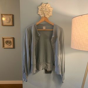 Teal H&M cardigan